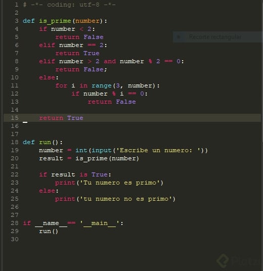 Calcular Si Un Número Es Primo Con Python Platzi 5223